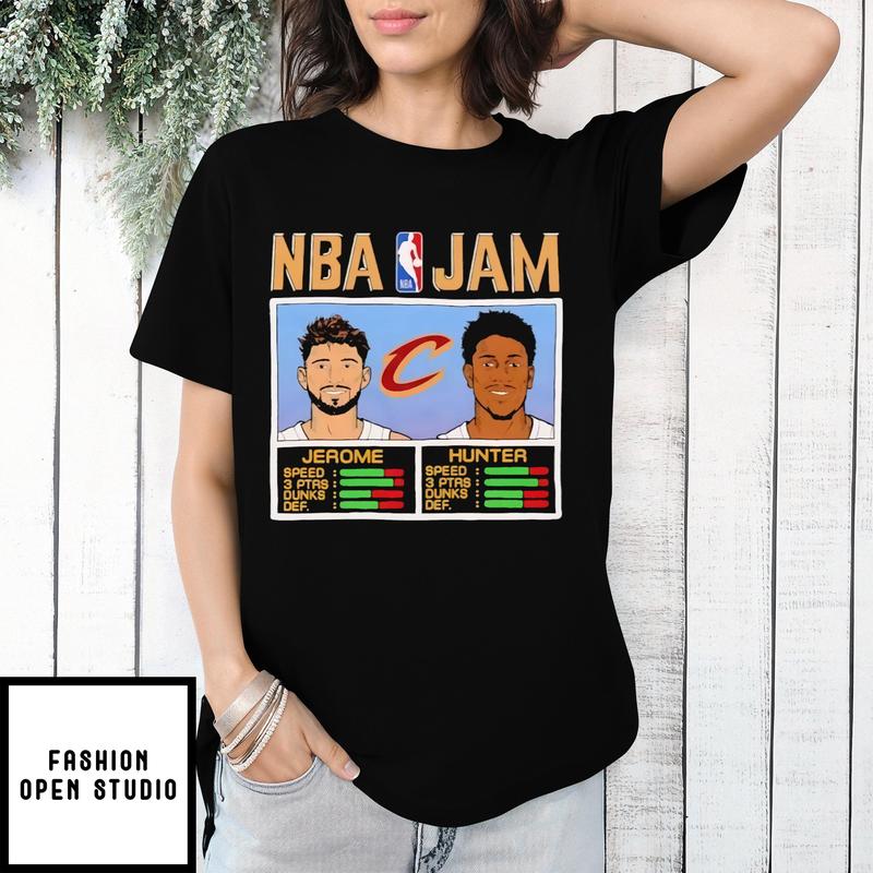 Nba Jam Cleveland Cavaliers Ty Jerome And De’andre Hunter T-shirt