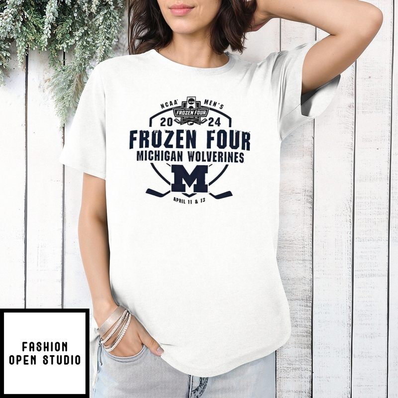 Ncaa Men’s Frozen Four Michigan Wolverines Hockey 2024 T-shirt