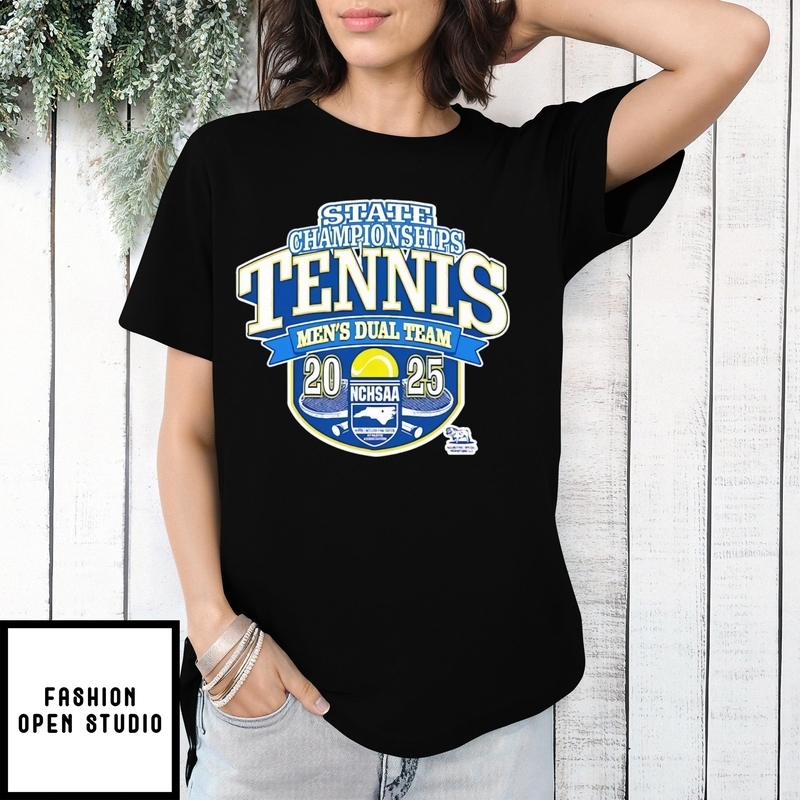 Nchsaa State Championships Tennis Men’s Dual Team 2025 Logo T-shirt