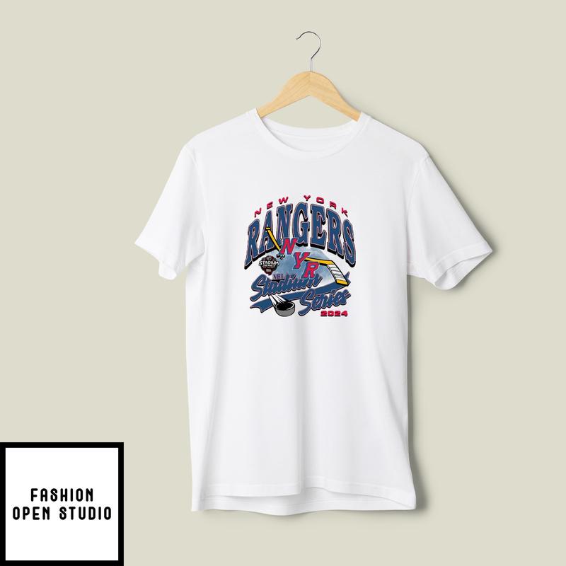New York Rangers’ Stadium Series 2024 Event Franklin T-shirt