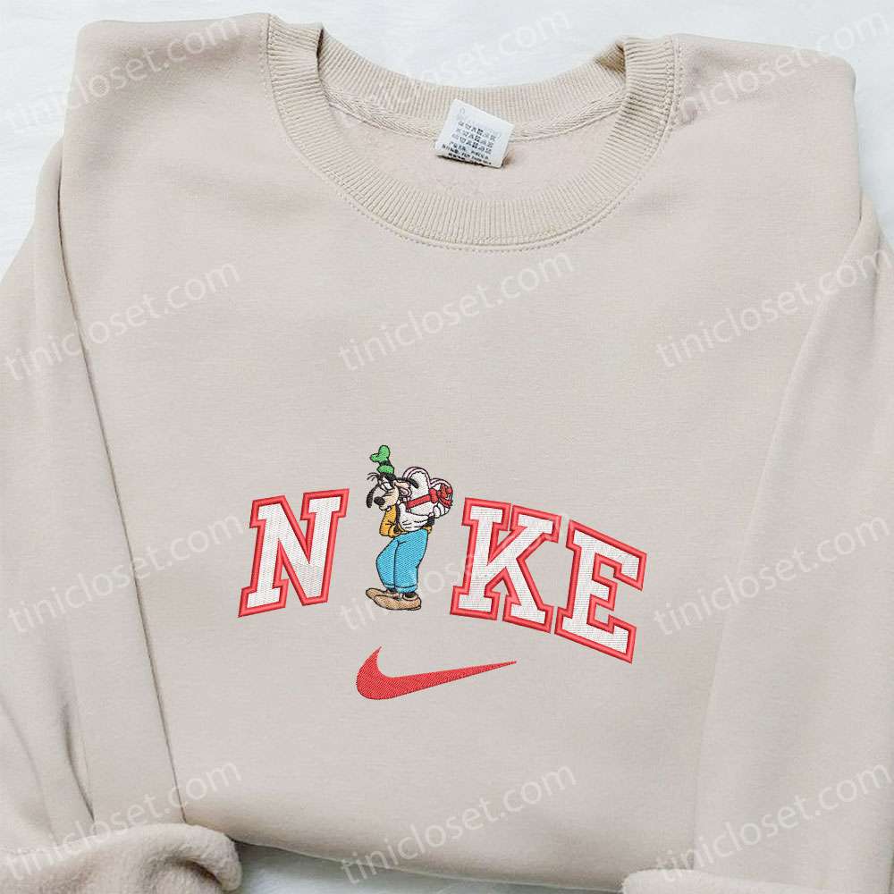 Nike X Goofy With Valentine Gift Embroidered Shirt, Disney Characters Embroidered Hoodie, Best Valentine’s Day Gift Ideas