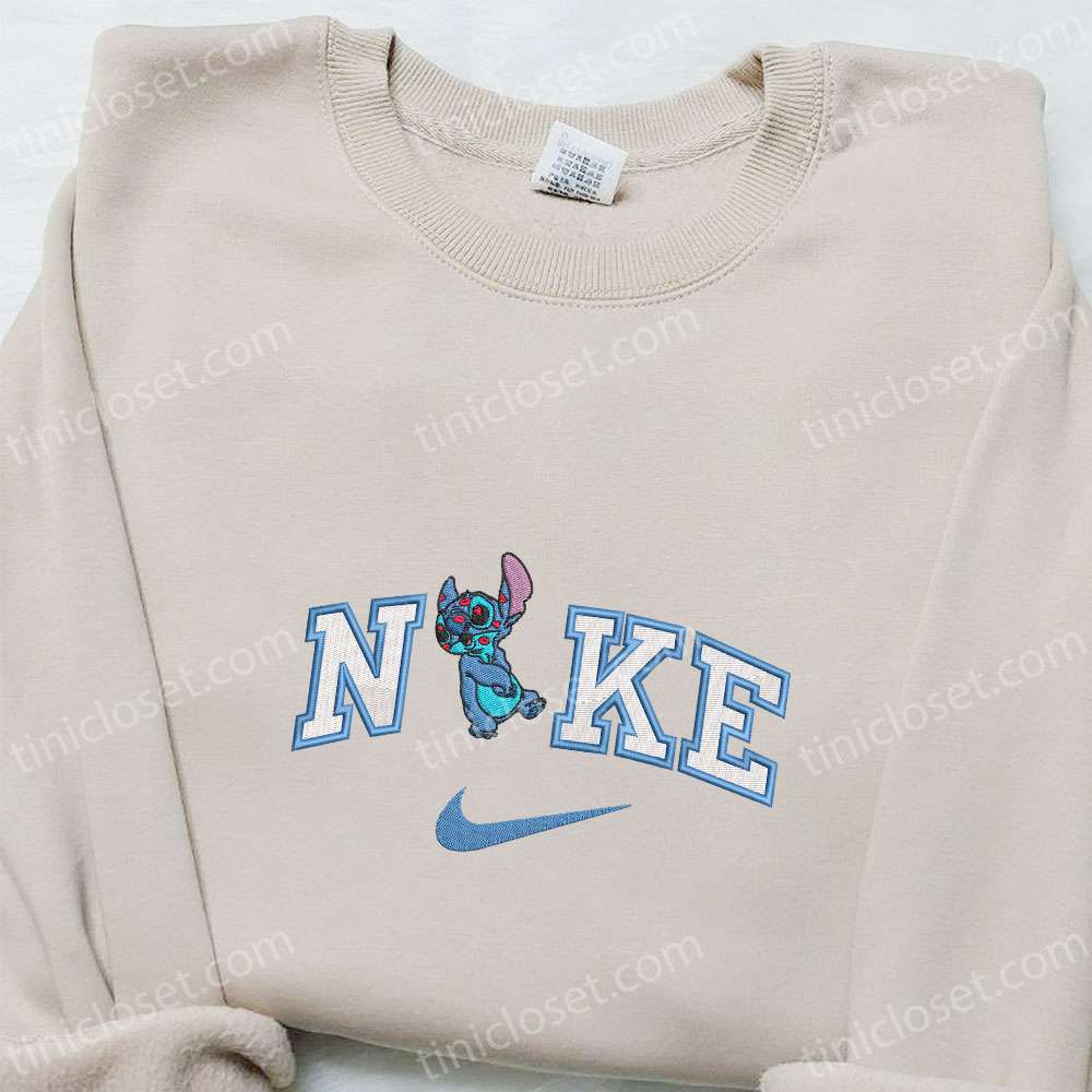 Nike X Stitch With Kiss Marks Embroidered Shirt, Disney Characters Embroidered Hoodie, Best Valentine’s Day Gift Ideas