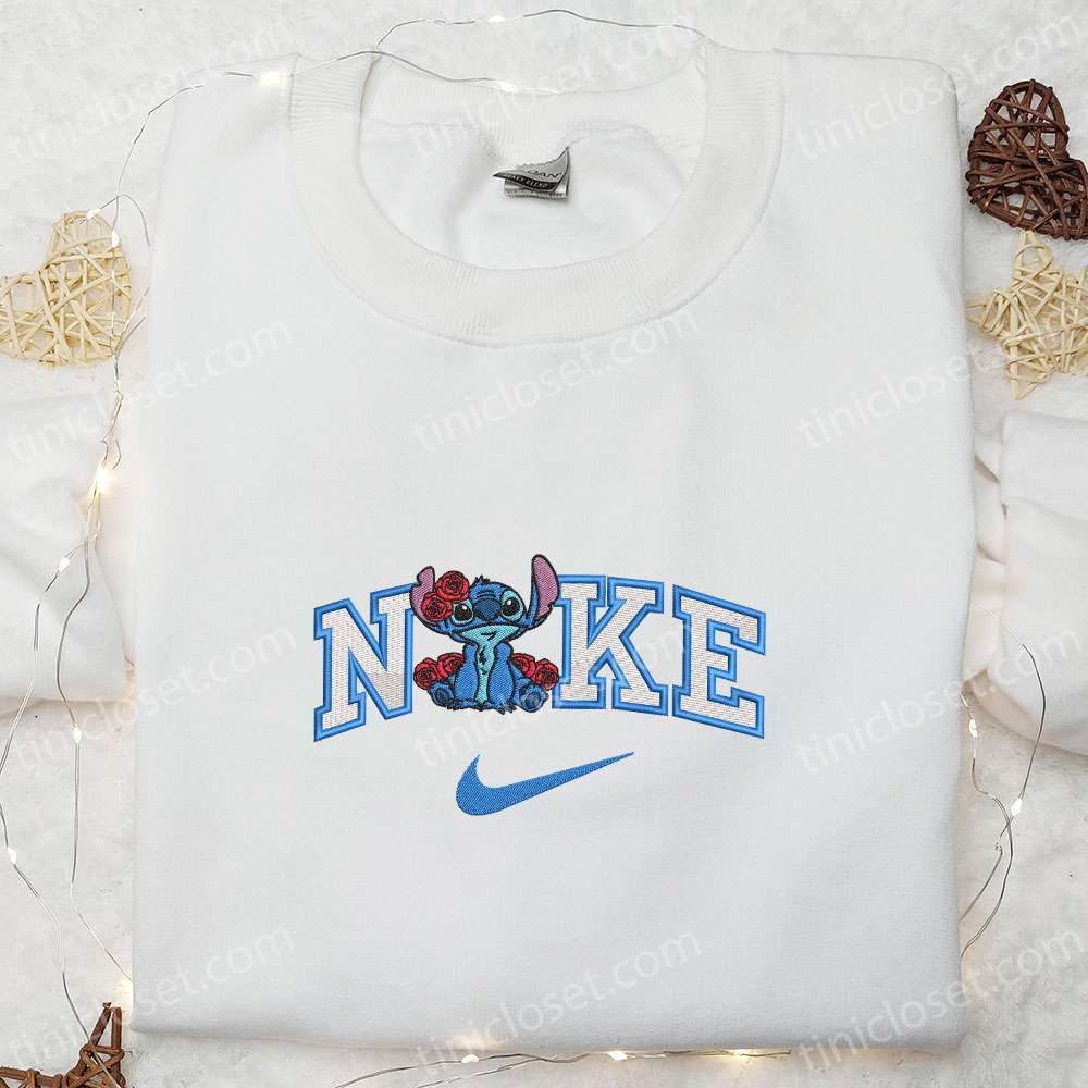 Nike X Stitch With Roses Embroidered Shirt, Disney Characters Embroidered Hoodie, Best Valentine’s Day Gift Ideas