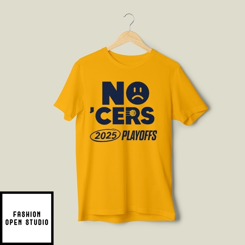 No ‘cers Sad Face Indiana Pacers 2025 Playoffs Nba Finals T-shirt