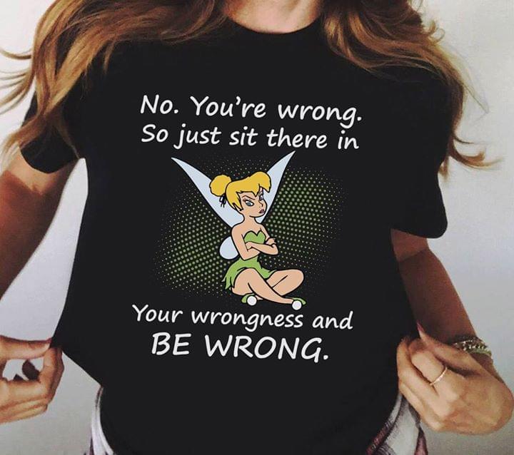 No You're Wrong So Just Sit There In Your Wrongness And Be Wrong Shirt