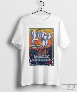 Official Melvin Seals & Jgb At The Warfield San Francisco, Ca Feb 22 2025 Shirt