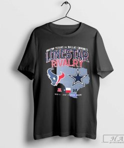 Official Nfl Houston Texans At Dallas Cowboys Lonestar Rivalry Week 11 At&t Stadium 2024 T-shirt