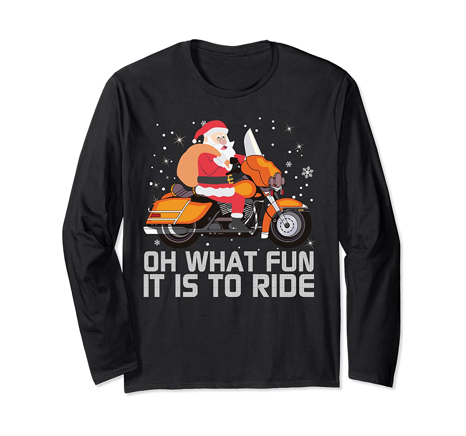 motorbike christmas t shirt