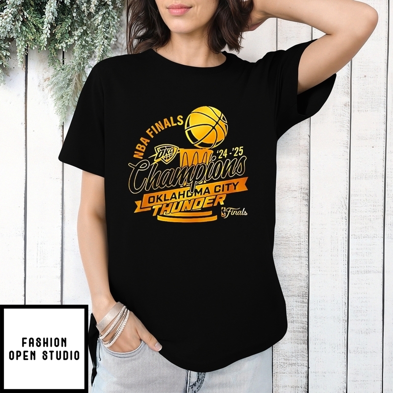Oklahoma City Thunder Finals Champions ’24 ’25 T-shirt