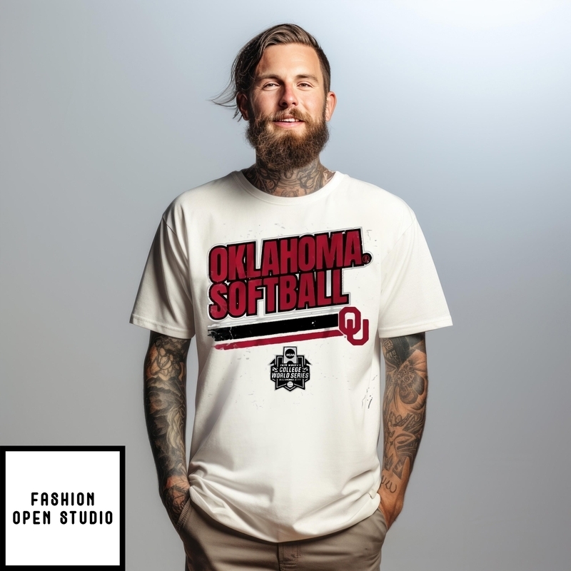 Oklahoma Softball Women’s College World Series Stripe T-shirt