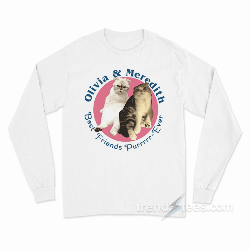 Olivia & Meredith Best Friends Pur Ever Long Sleeve Shirt