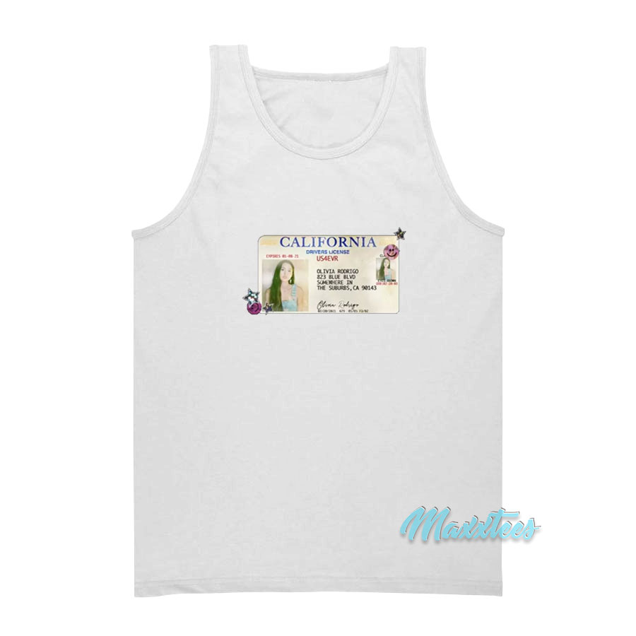 Olivia Rodrigo Driver's License Tank Top
