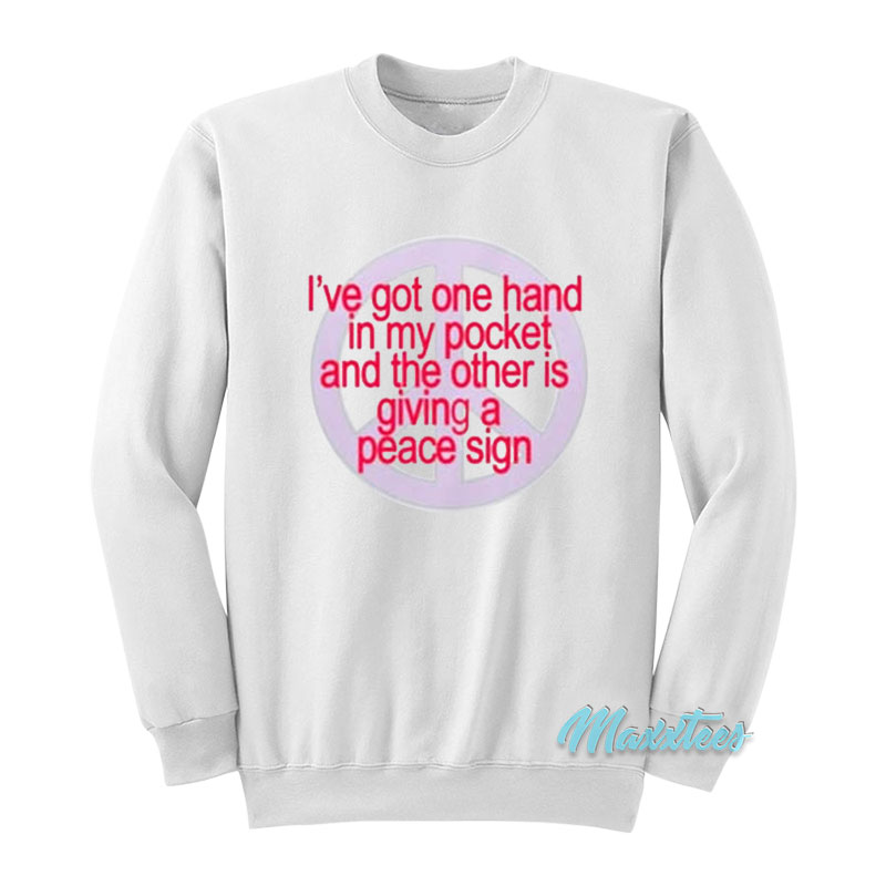 Olivia Rodrigo I've Got One Hand In My Pocket Sweatshirt