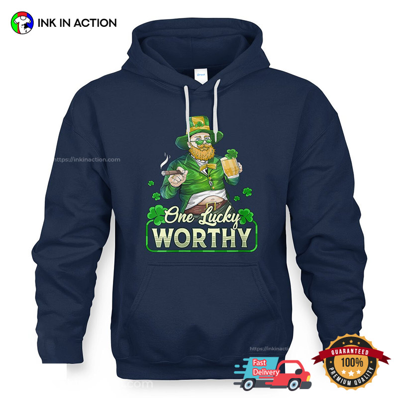One Lucky Worthy St. Patrick’s Day Holiday T-shirt