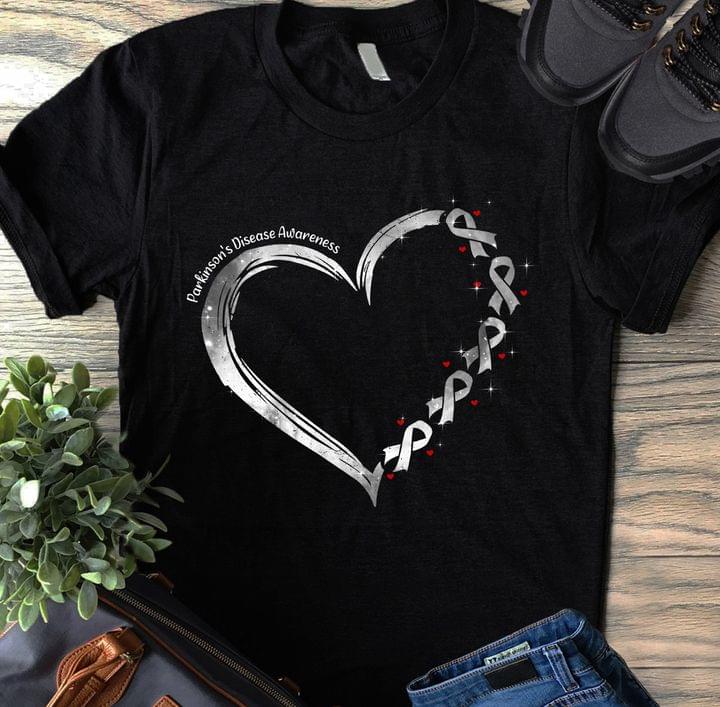 Parkinson's Disease Awareness Heart Shirt