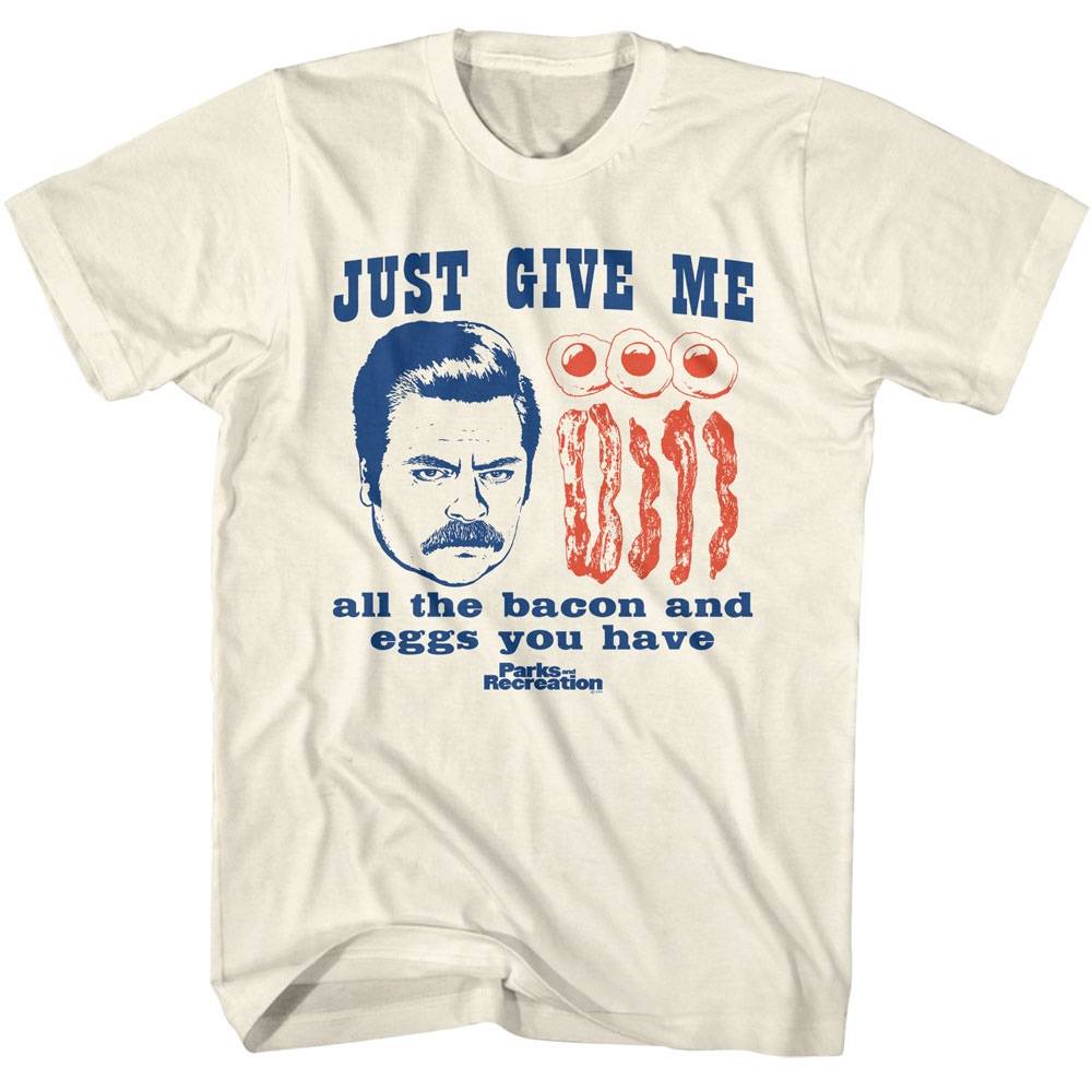 Parks And Recreation All The Bacon & Eggs Men’s T Shirt