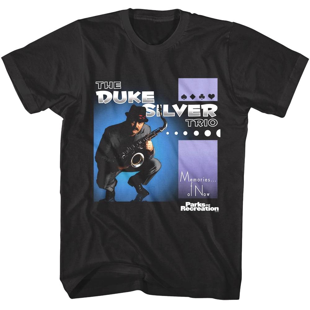 Parks And Recreation Duke Silver Memories Of Now Men's T Shirt
