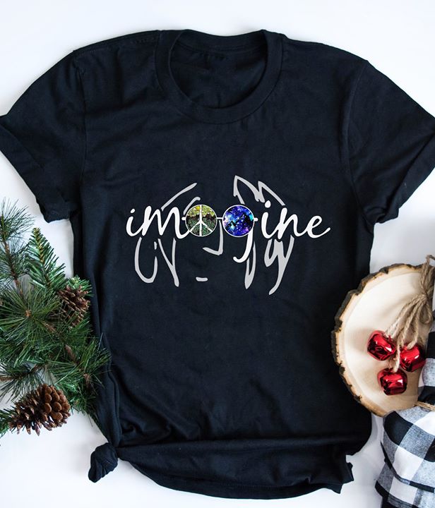 Peace And Universe Glasses I'm Fine Simple Style Shirt