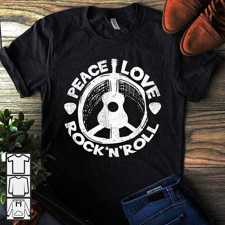 Peace Love Rock'n'roll Shirt