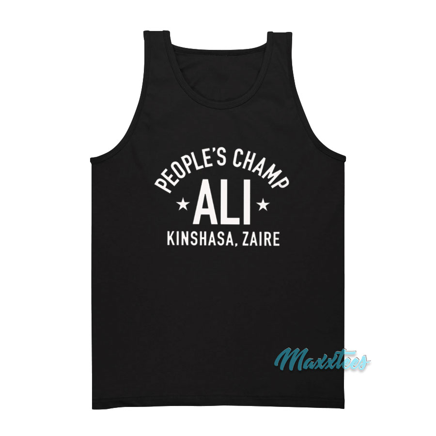 People's Champ Ali Kinshasa Zaire Tank Top
