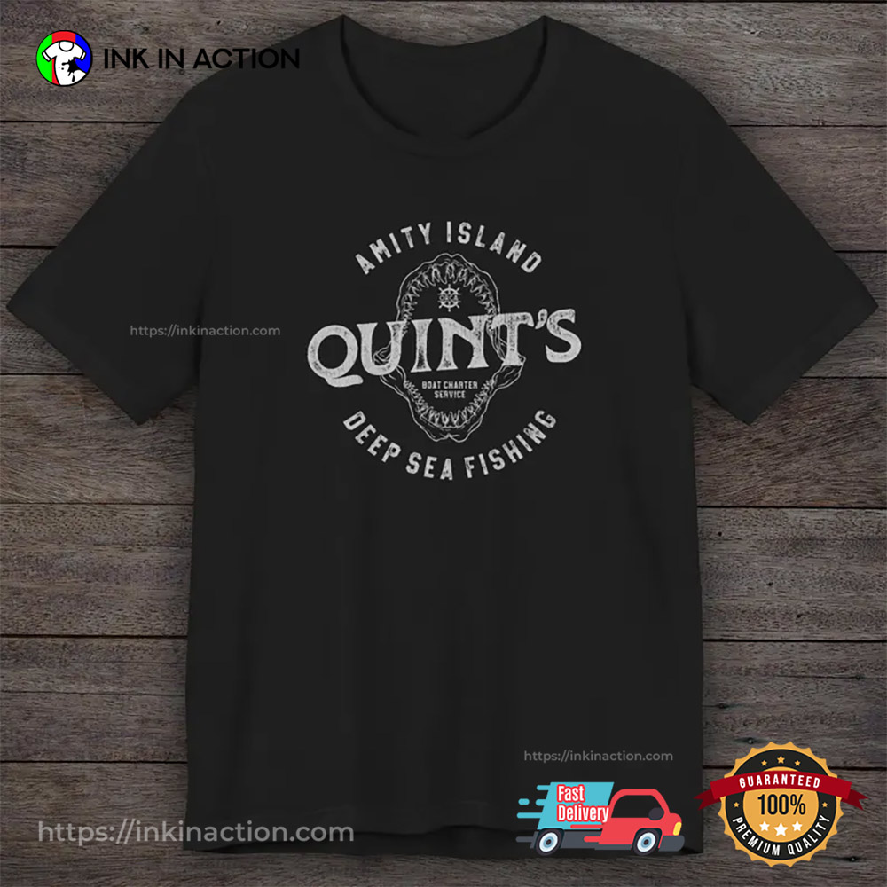 Personalize Jaws Quint’s Deep Sea Fishing T-shirt