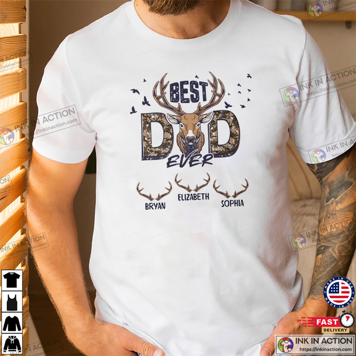 Personalized Best Buckin’ Dad T-shirt