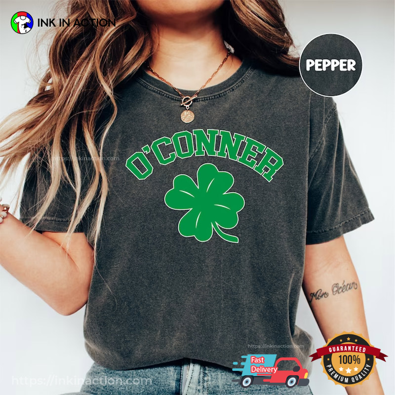Personalized Name Shamrock St Patrick’s Day Shirt