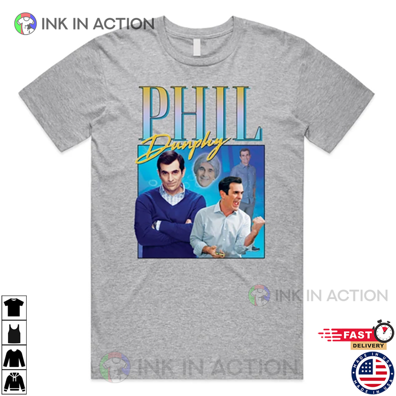 Phil Dunphy Homage T-shirt Tee Top Tv Show Funny 90’s Retro Vintage