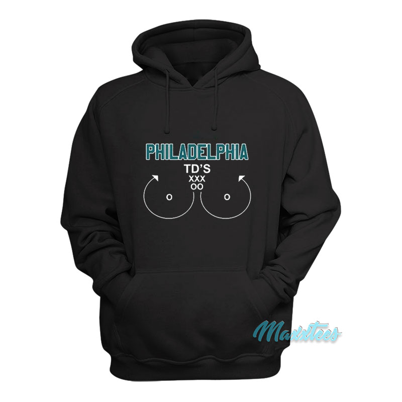 Philadelphia Eagles Td's Boob Hoodie