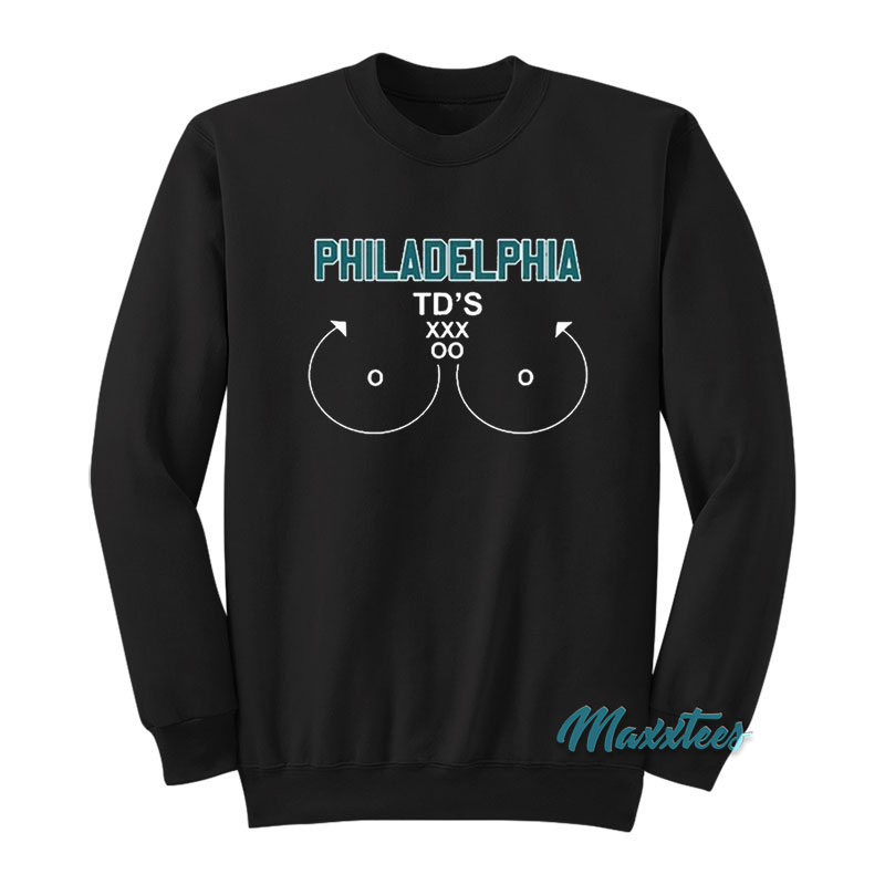 Philadelphia Eagles Td's Boob Sweatshirt