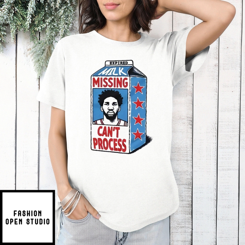 Philly Milk Missing Can’t Process T-shirt