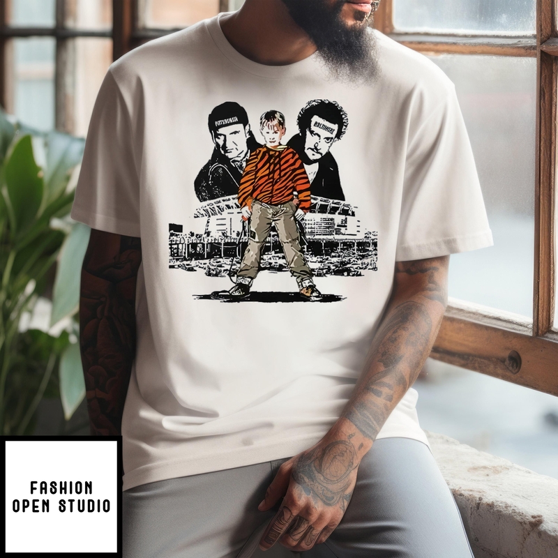 Pittsburgh Steelers & Baltimore Ravens Home Alone T-shirt