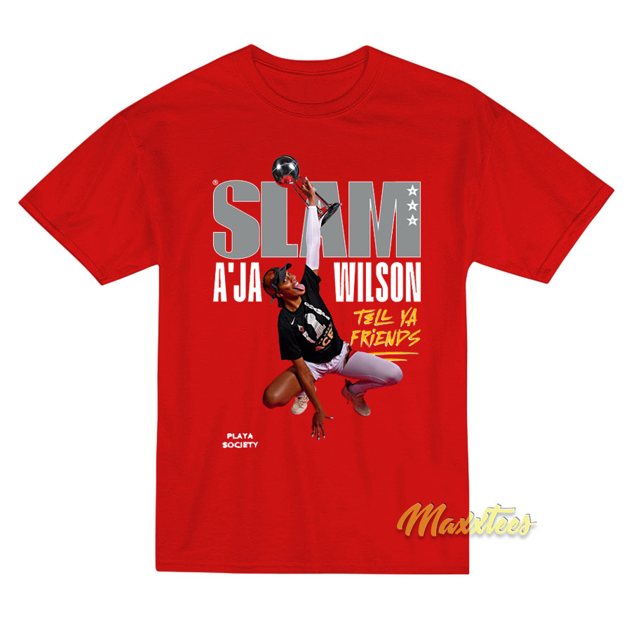 Playa Society X Slam A'ja Wilson T-shirt