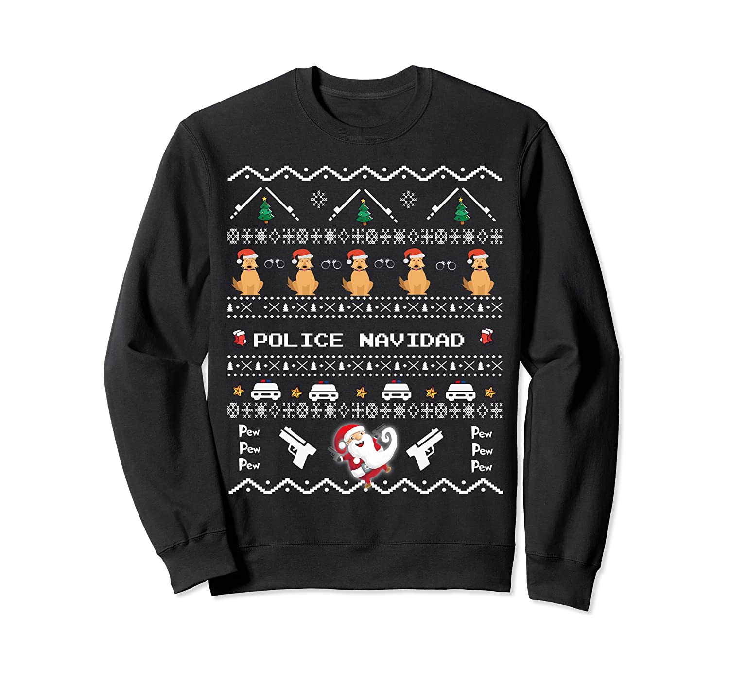 sheriff ugly christmas sweater