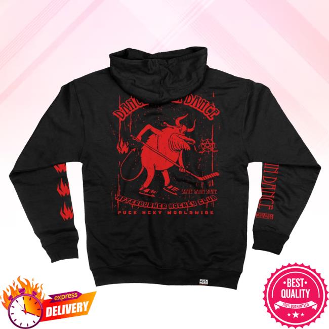 Puck Hcky Merch Dance Gavin Dance ‘afterburner’ Zip Hockey Hoodie