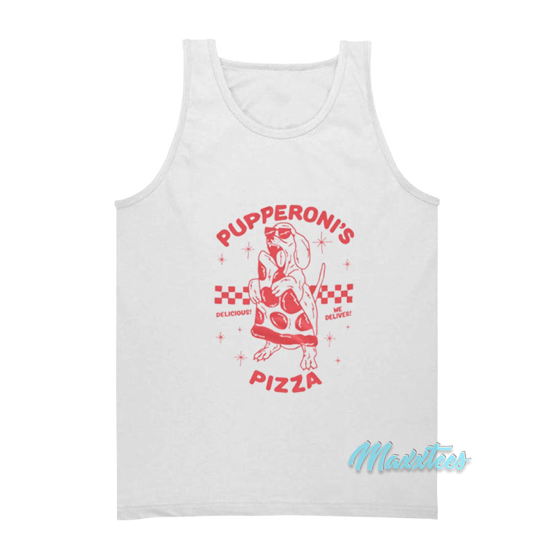 Pupperoni's Pizza Tank Top