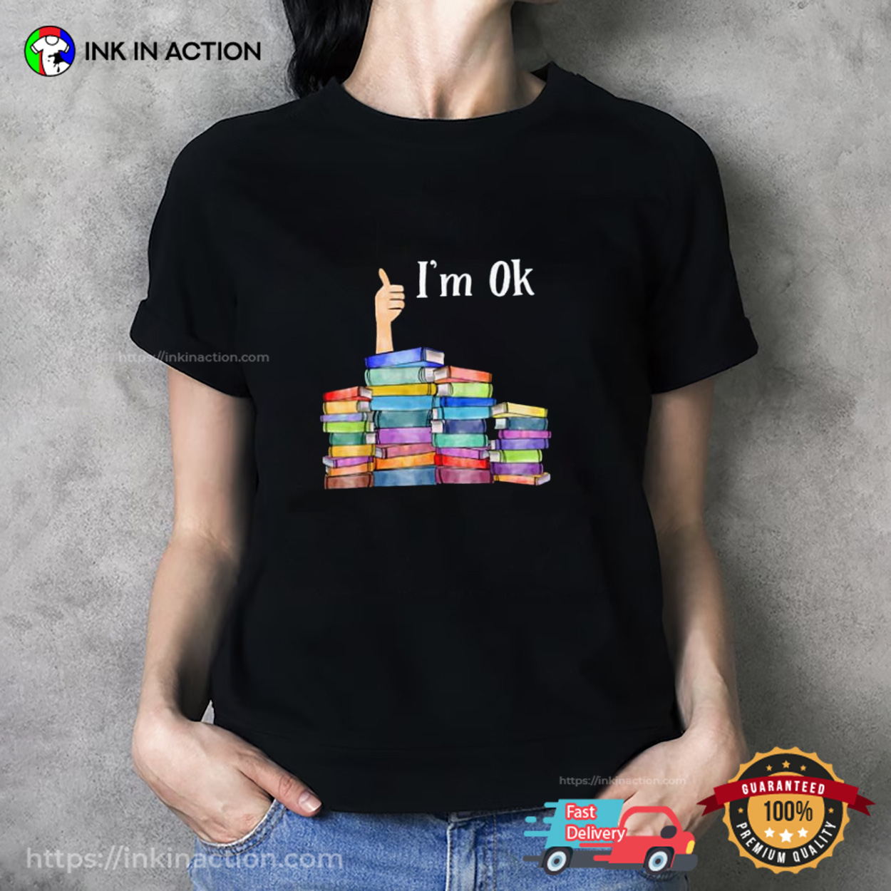 Reading Book I’m Ok National Book Lovers Day T-shirt