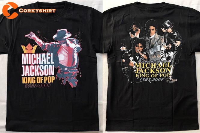 Remembering Michael Jackson King Of Pop 1958 – 2009 Mj Pop Music Icon Shirt