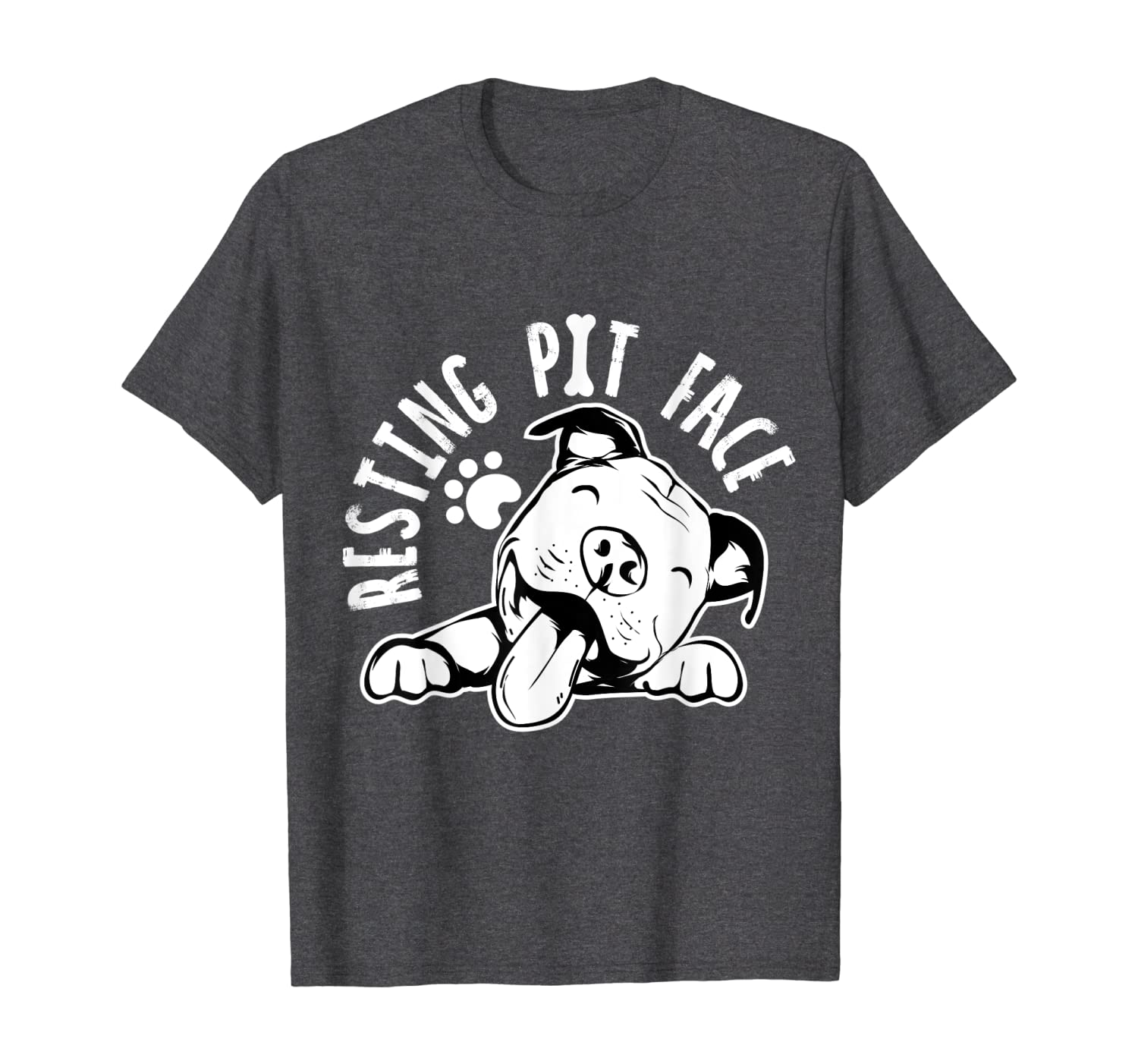 Resting Pit Face Funny Dog Shirt Pitbull Meme Clothing T Shirt