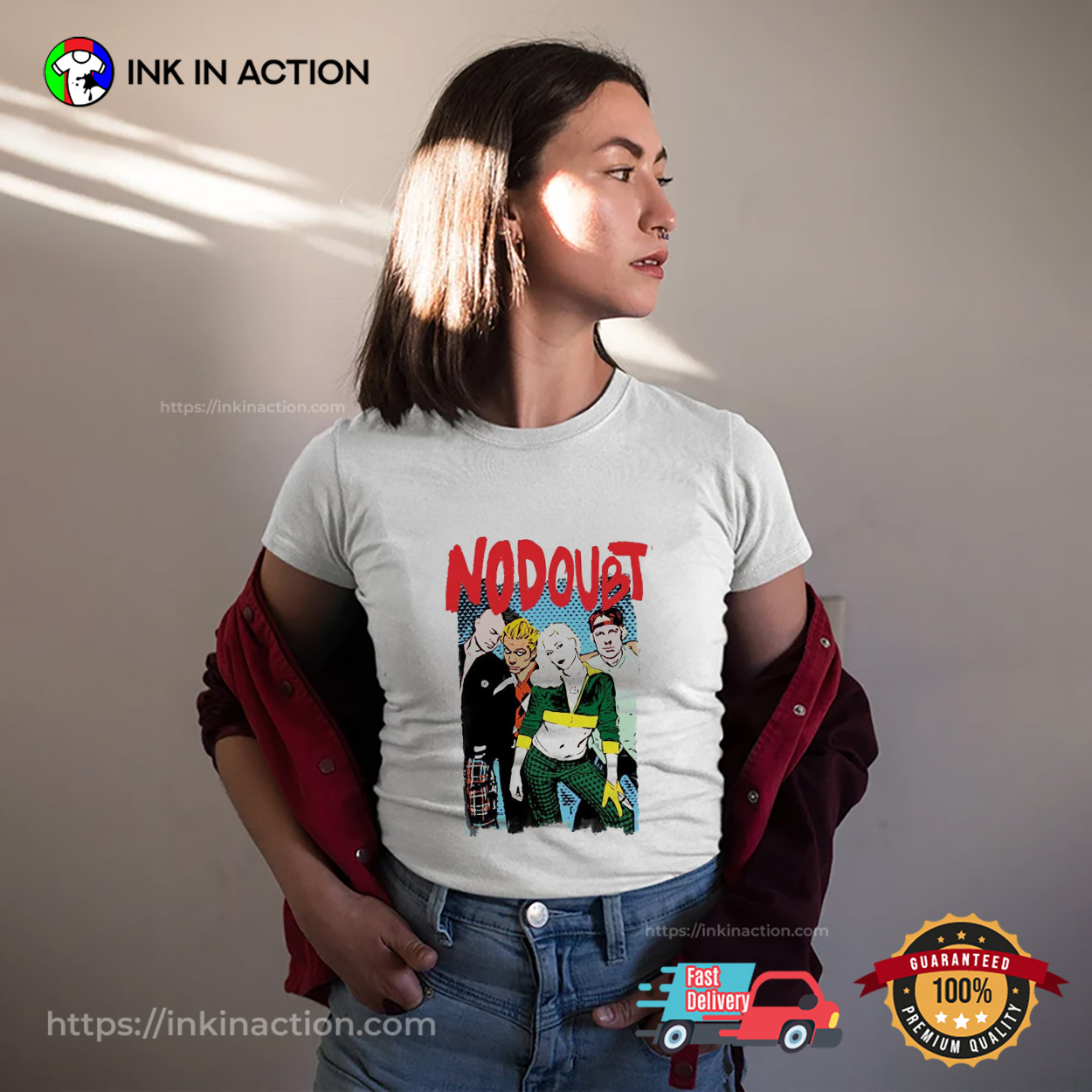 Retro 90’s No Doubt Band Graphic T-shirt