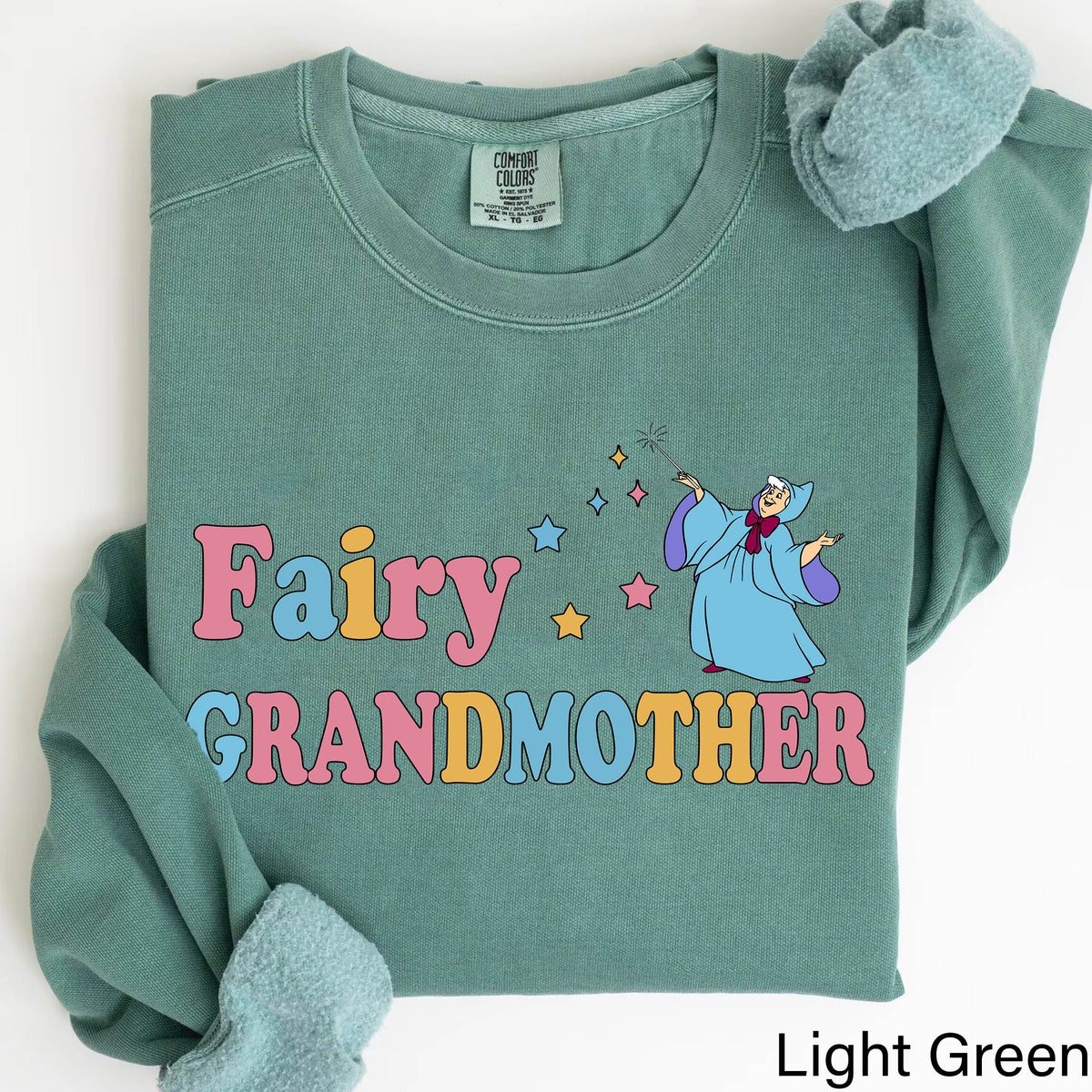 Retro Fairy Godmother Shirt Mother's Day Gift For Grandma 2024