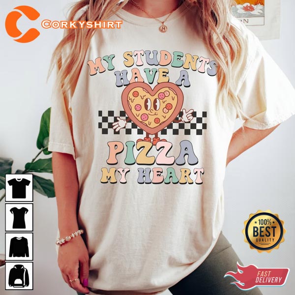 Retro Teacher Valentine Teaching Assistant Heart Funny Teacher Valentine’s Day Shirt