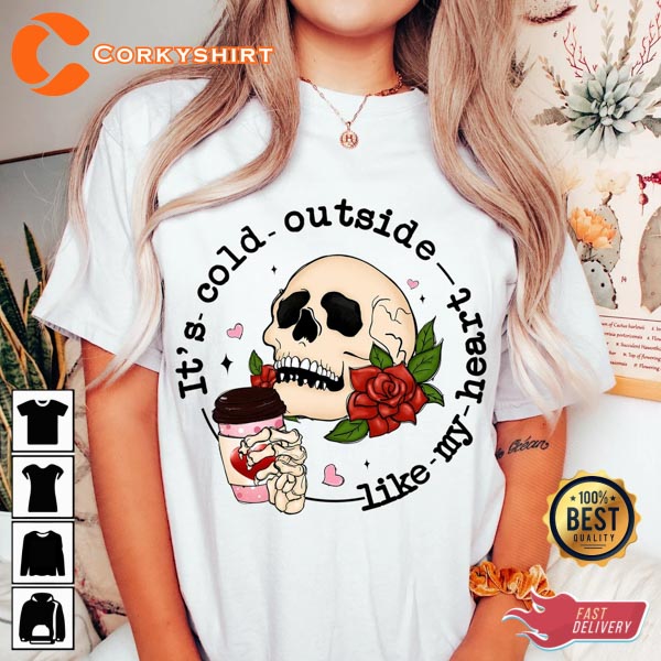 Retro Valentine’s Skeleton Funny Valentines Sweatshirt