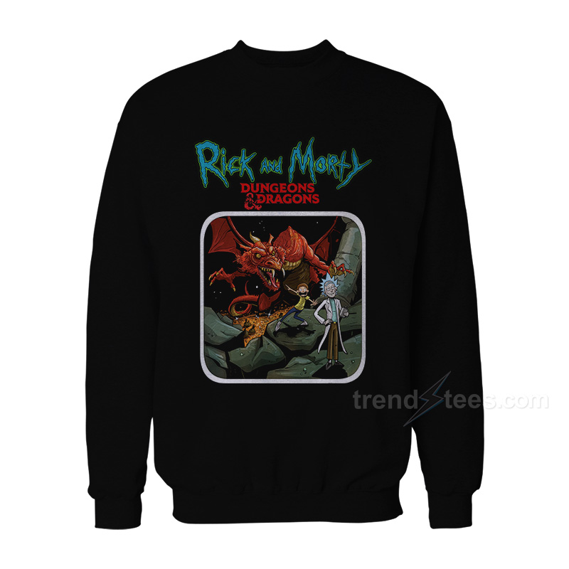 Rick & Morty Vs Dungeons & Dragons Sweatshirt