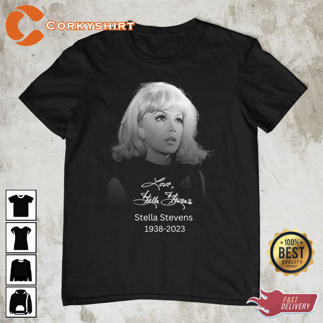 Rip Stella Stevens Signature 1938 – 2023 T-shirt
