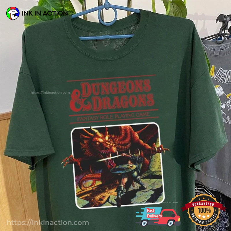 Roll Game Dungeons & Dragons Vintage 1974 T-shirt