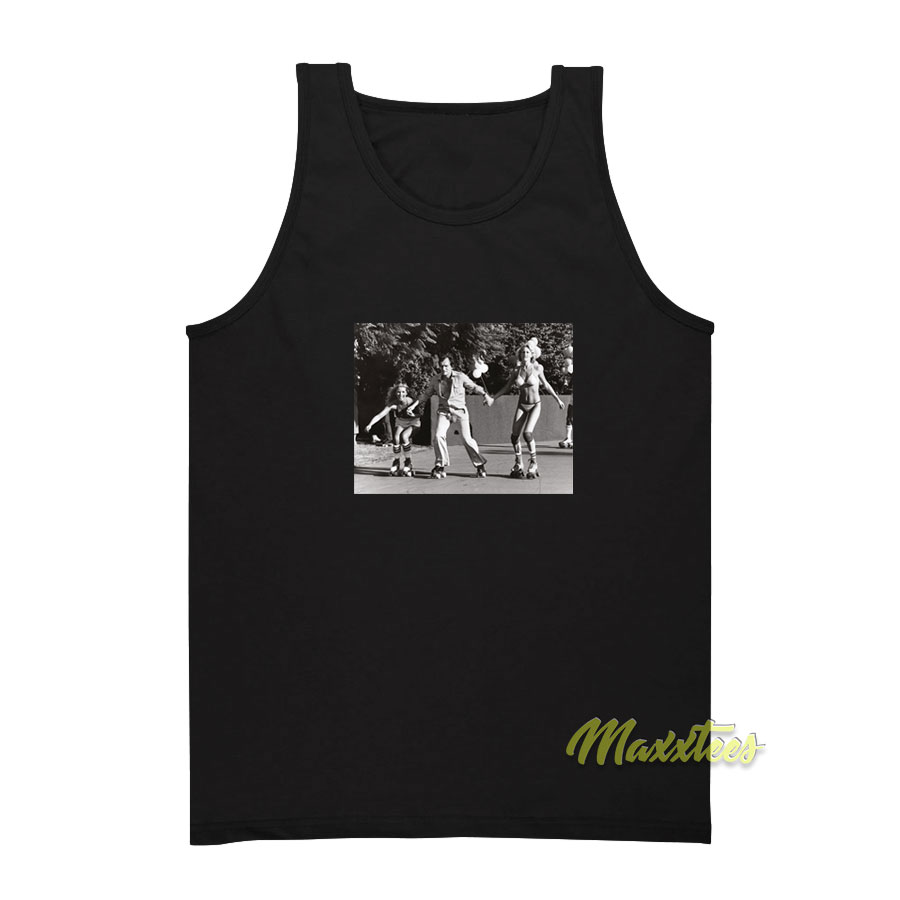 Roller Skating Hugh Hefner 1970's Tank Top