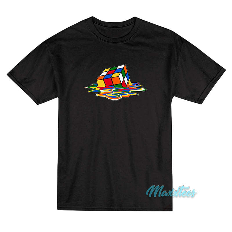 Rubik's Cube Melting Sheldon Cooper T-shirt