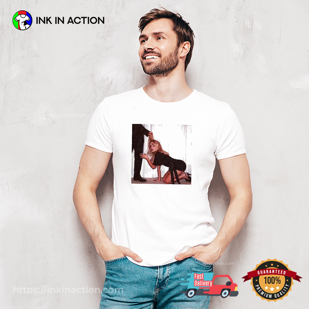 Sabrina Carpenter Man’s Best Friend Album Art T-shirt