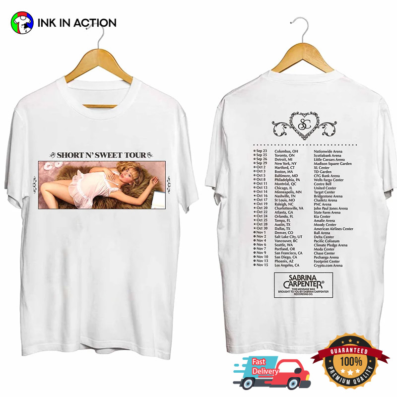 Sabrina Carpenter Short ‘n Sweet Tour 2024 Shirt